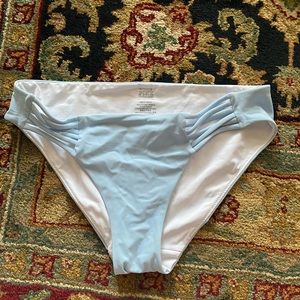 Vs pink light blue bikini bottom